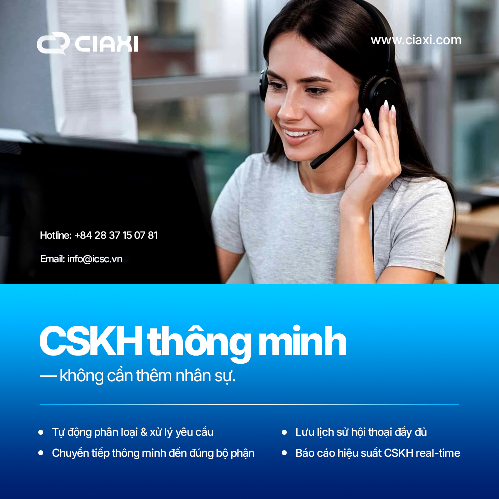 Trợ Lý AI Thông Minh Cho Doanh Nghiệp Của Bạn | CIAXI AI Chatbot