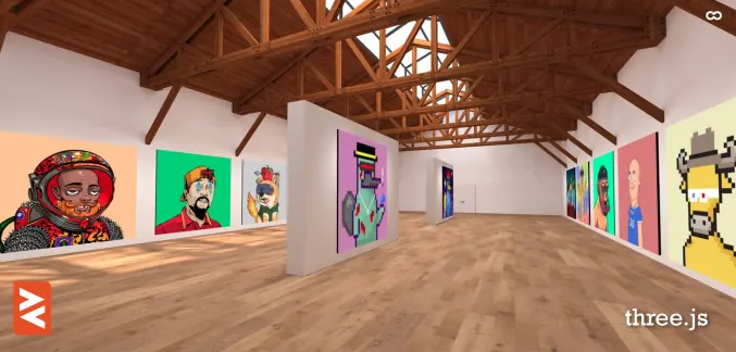 I will create a virtual museum for the nft gallery