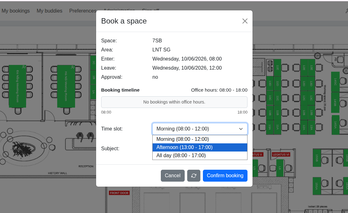 Triển khai hệ thống Booking ICSC quản lý chỗ ngồi, phòng họp và không gian làm việc cho doanh nghiệp