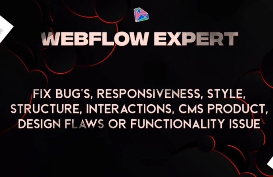 I will fix webflow website responsiveness, edit or update webflow, webflow redesign
