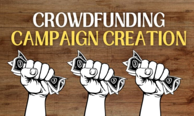 I will do kickstarter, gofundme, indiegogo crowdfunding campaign creation