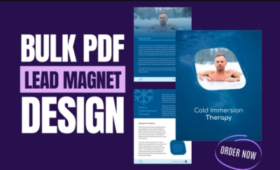 I will design bulk paged PDF ebook or workbook