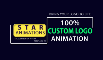 I will create a professional custom animation for your logo