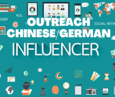 I will outreach chinese german influencers kol koc in china germany