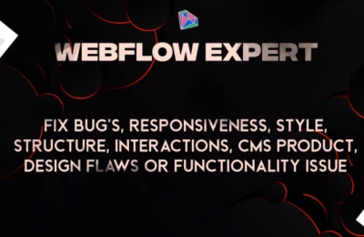 I will fix webflow website responsiveness, edit or update webflow, webflow redesign