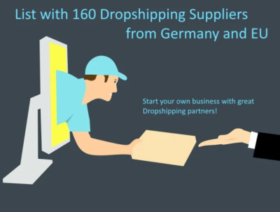 I will give you a list with dropshiping suppliers from germany and the eu