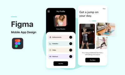 I will design mobile app UI in figma