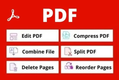 I will edit, split, merge, compress,rotate and reduce size of PDF