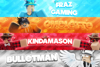 I will make you a roblox gfx youtube banner