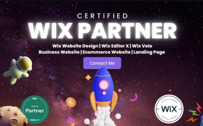 I will design wix website wix website design wix website redesign