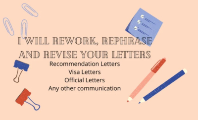 I will rework, rephrase and revise your documents