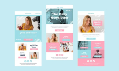 I will design canva editable business marketing email newsletter template