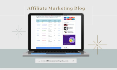 I will create your affiliate marketing blog