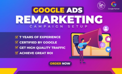 I will set up and manage your google ads remarketing PPC campaign