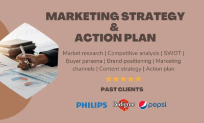 I will develop your marketing strategy and marketing plan easy to implement