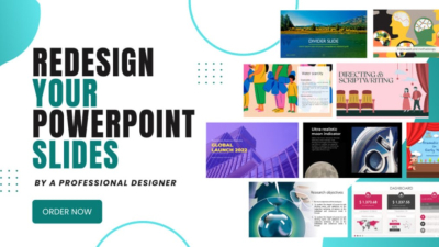 I will redesign your powerpoint presentation slides or template