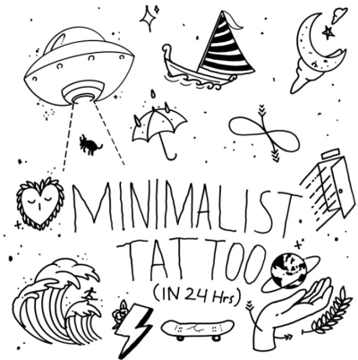 I will draw minimalist line work tattoo in 24 hours