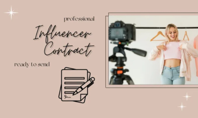 I will create an influencer contract
