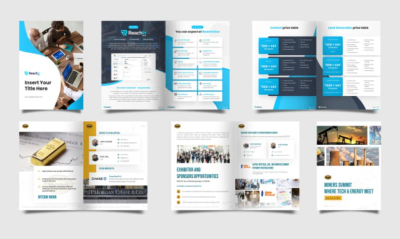 I will create ready to print brochure and leaflet