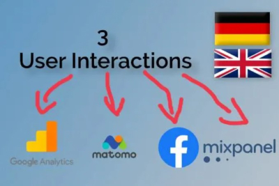 I will track 3 user interactions with GTM
