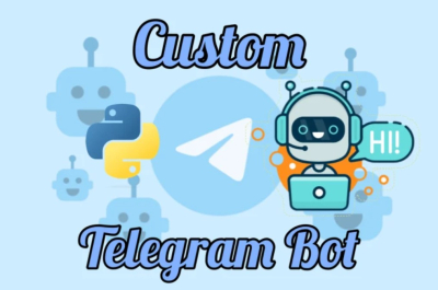 I will make a custom telegram bot to do whatever you want