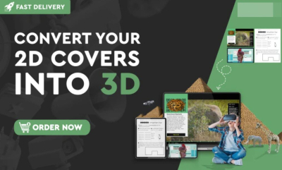 I will convert your 2d covers into 3d digital product bundle mockup