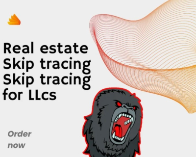 I will do skip tracing for real estate leads