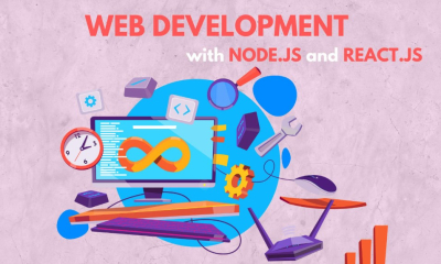 I will do web development with node js and react js