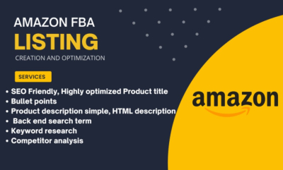 I will write amazon fba listing content and amazon content writing, copy writing
