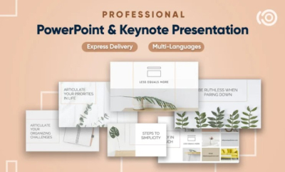 I will do a creative powerpoint presentation design or redesign